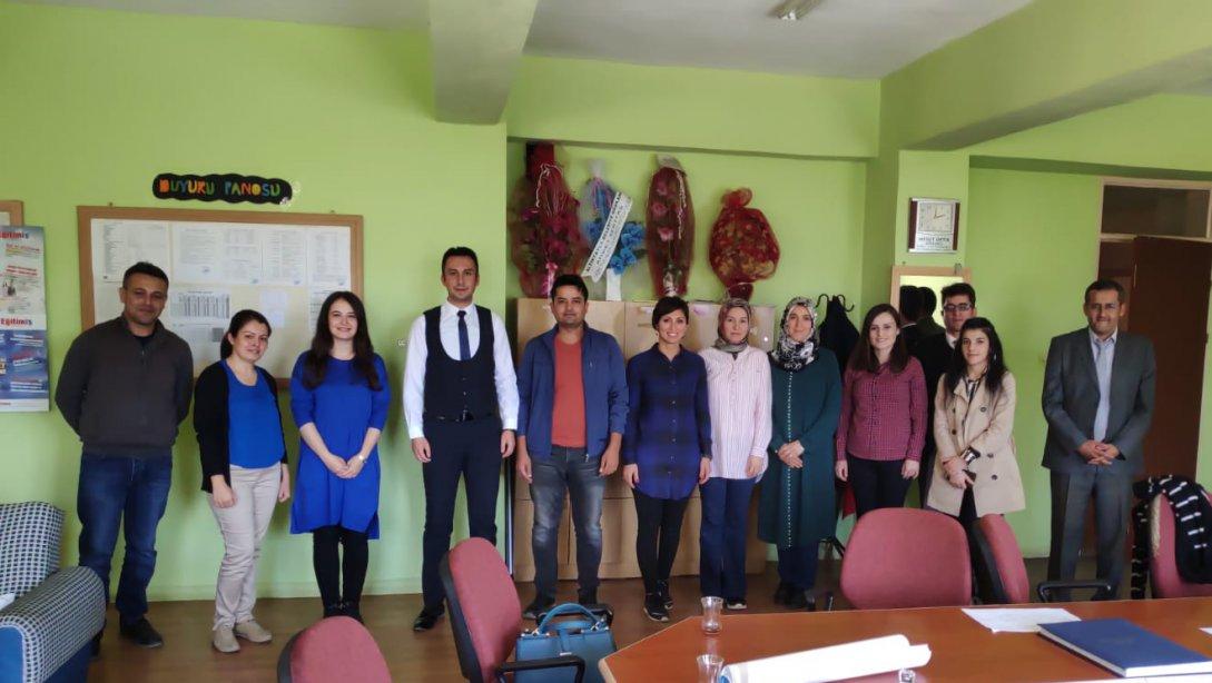 İlçe Milli Eğitim Müdürü Emre BATUR ve İlçe Milli Eğitim Şefleri Atatürk İlkokulu'nu Ziyaret Ettiler